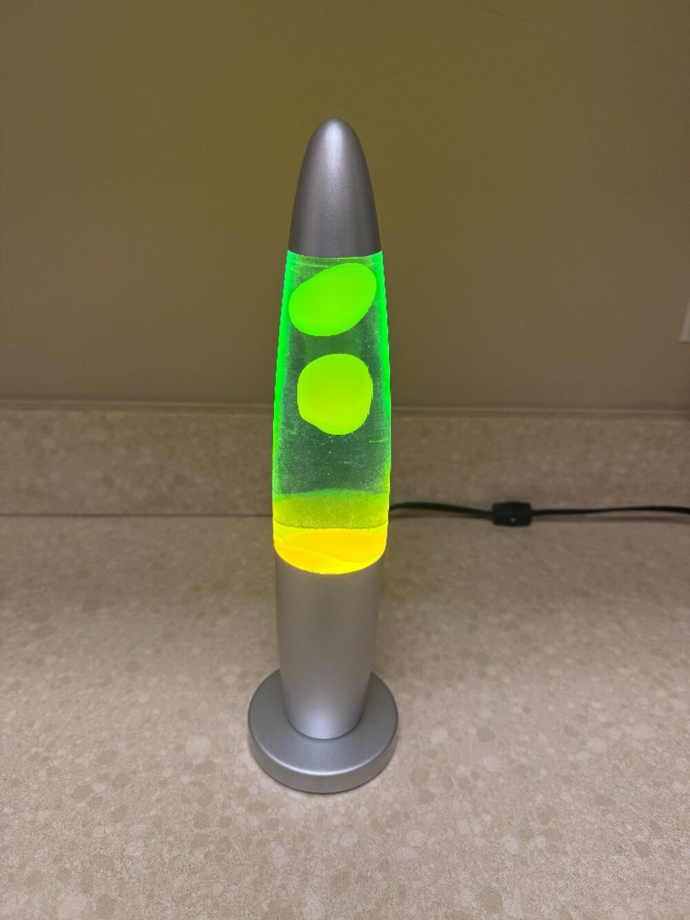 Mini Motion Lava Lamp Green and Blue